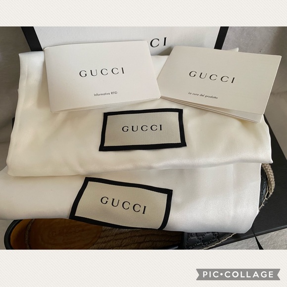 ✨SALE✨Like New!!!Gucci Leather Espadrilles - Picture 4 of 12
